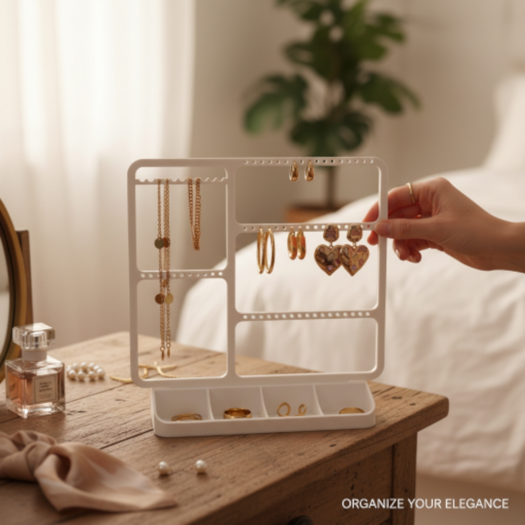Modern Jewelry Organizer - Angle View